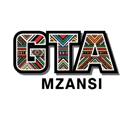 Home 1 GTA Mzansi logo with vibrant South African Ndebele pattern design